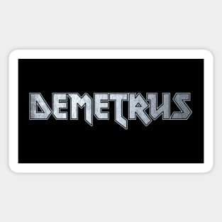 Heavy metal Demetrus Sticker